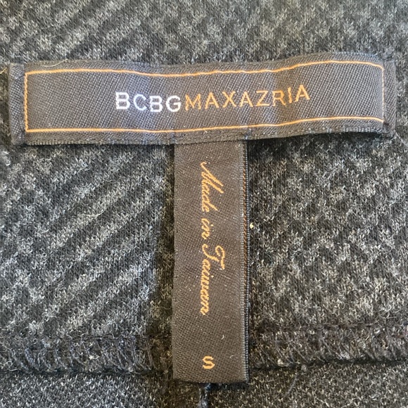 BCBG tweed leggings size small gray & black. - Picture 3 of 8